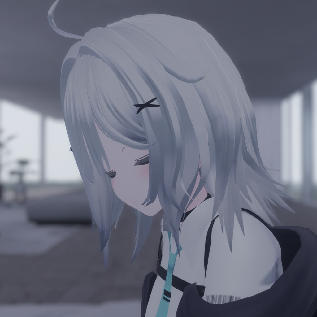 【ルルネ専用】アホ毛ポニーテール【VRChat】