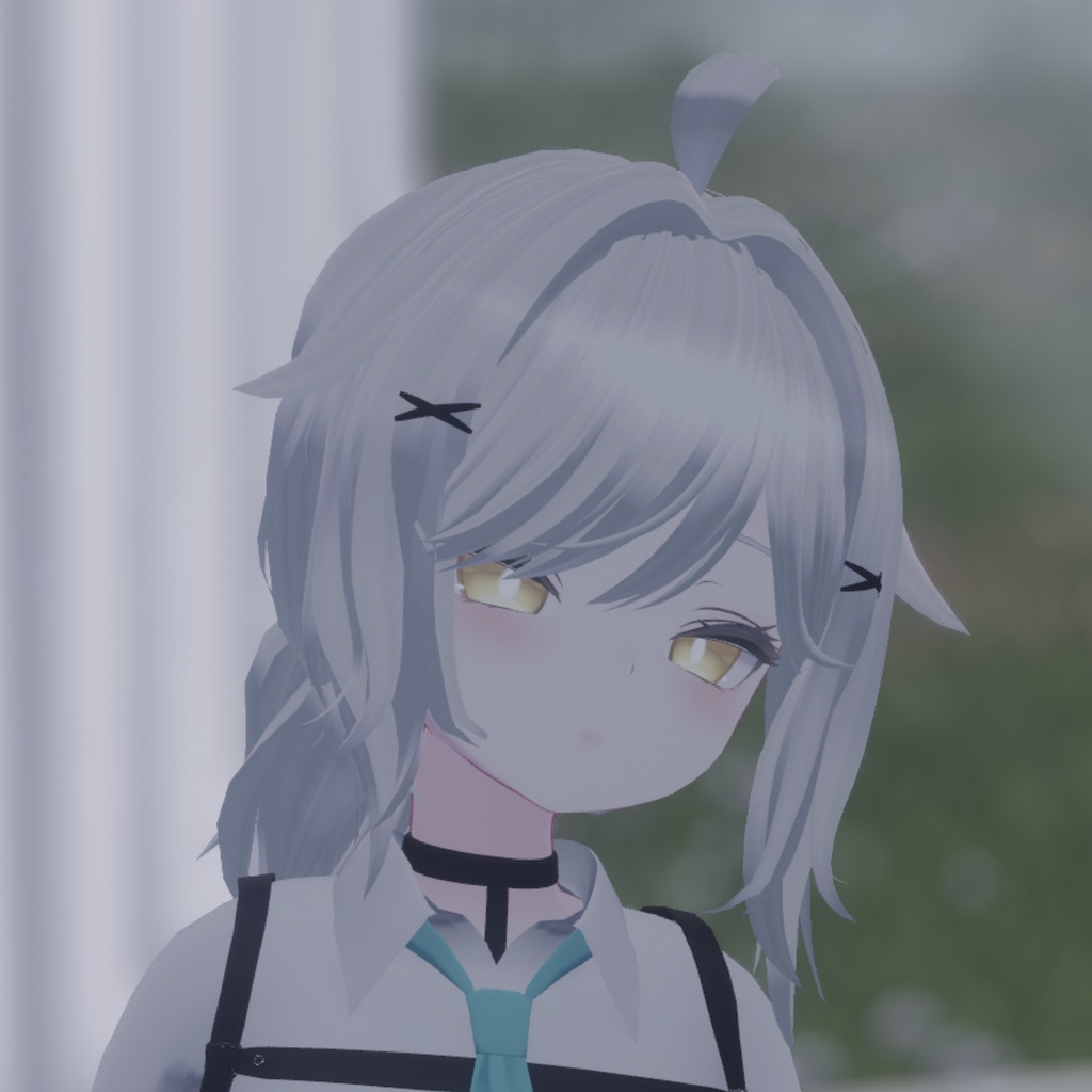【4アバター対応】アホ毛ポニーテール【VRChat】