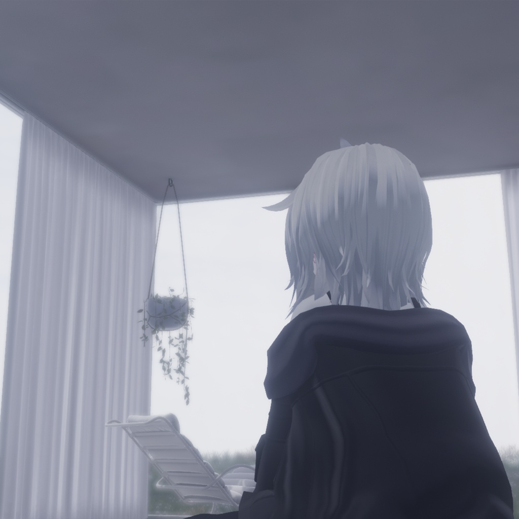 【ルルネ専用】アホ毛ポニーテール【VRChat】