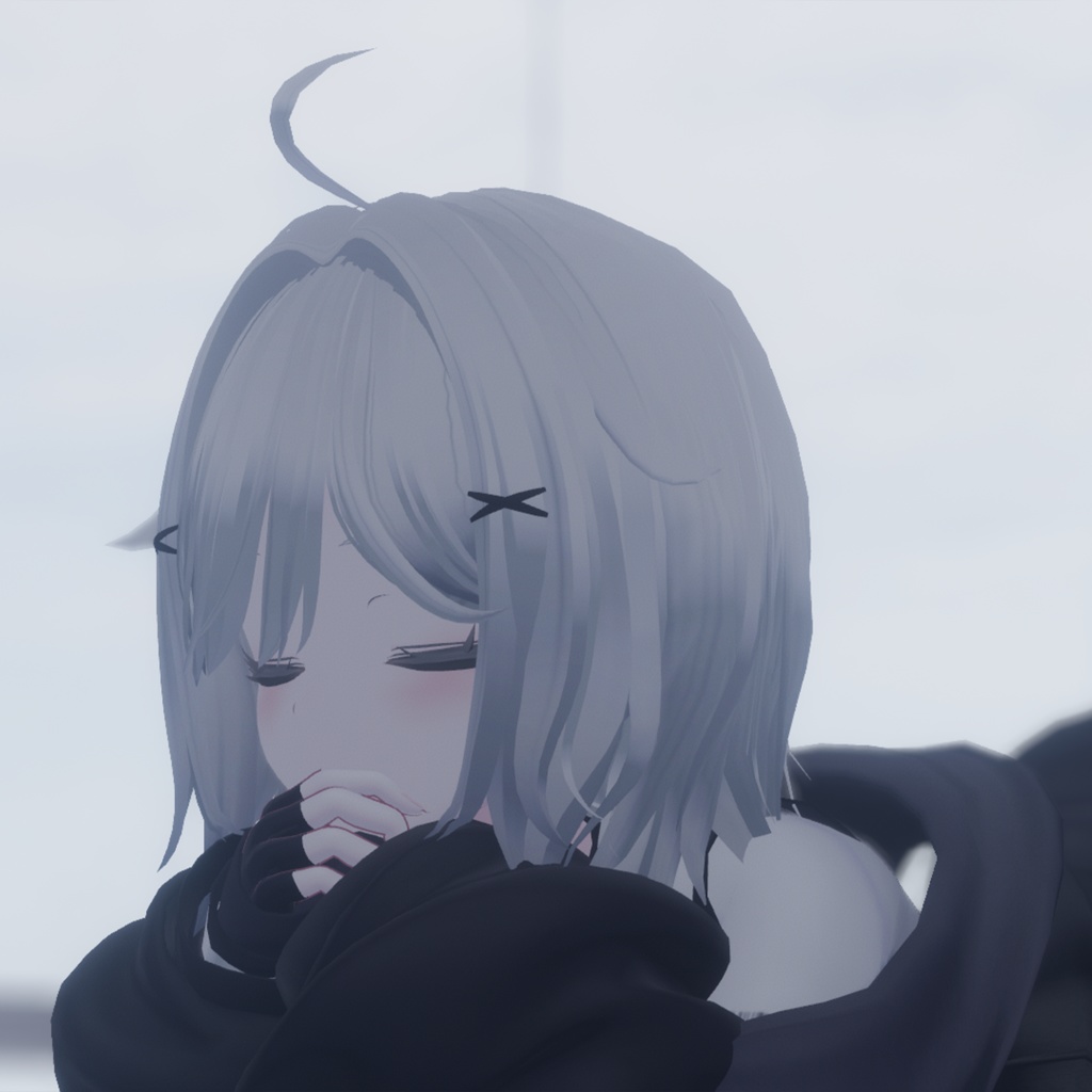 【ルルネ専用】アホ毛ポニーテール【VRChat】