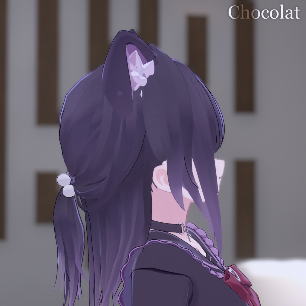 【5/22まで無料】【4アバター対応】アホ毛ハーフアップ【VRChat】