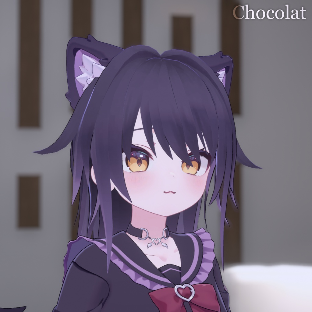 【5/22まで無料】【4アバター対応】アホ毛ハーフアップ【VRChat】