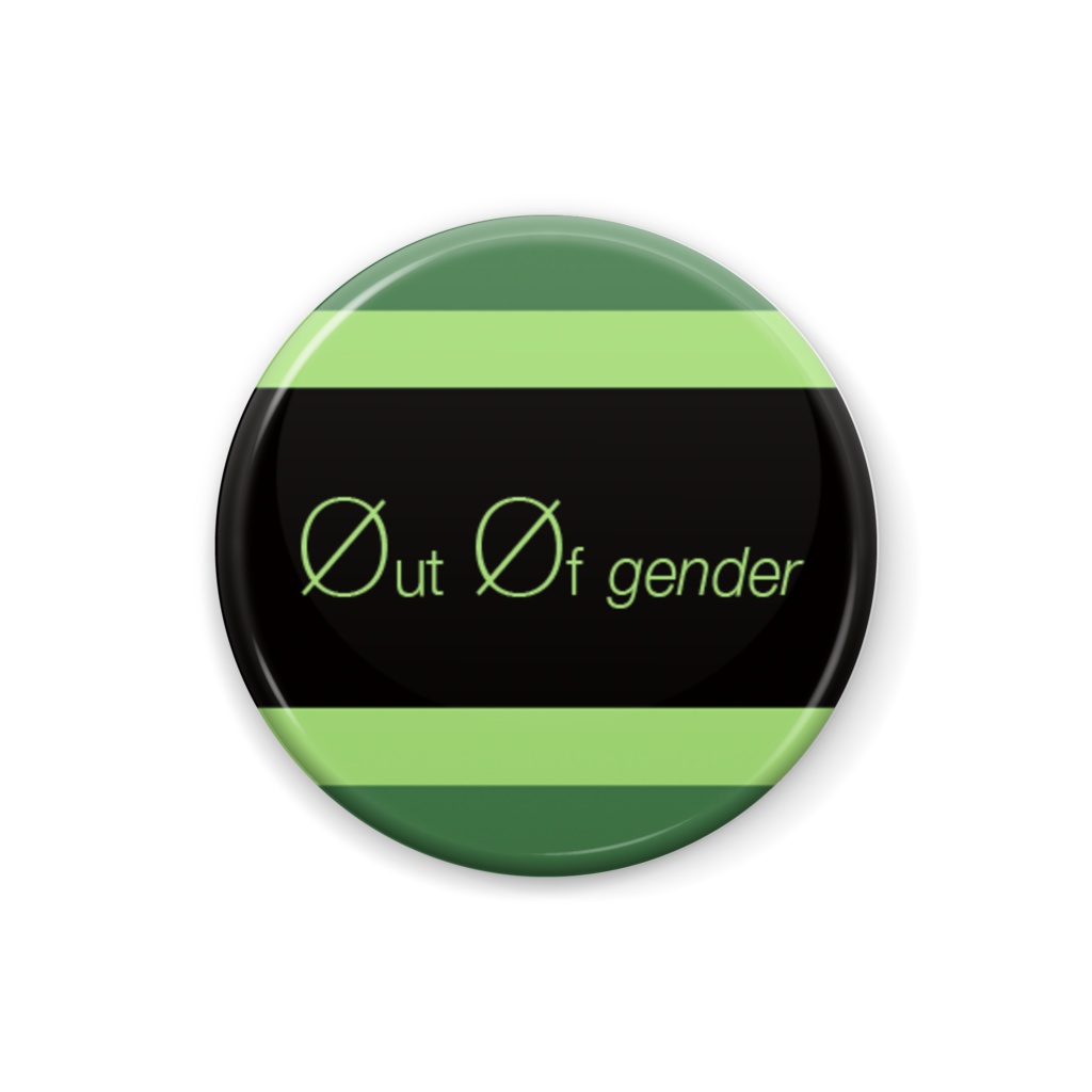 Out Of gender <apogenderカラー> 缶バッジ