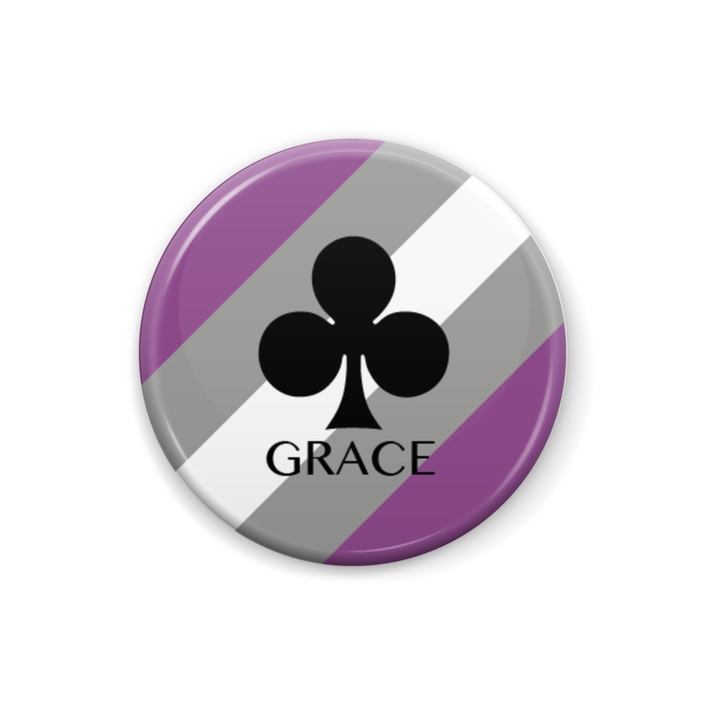 GRACE <グレーAセクシャル> 缶バッジ