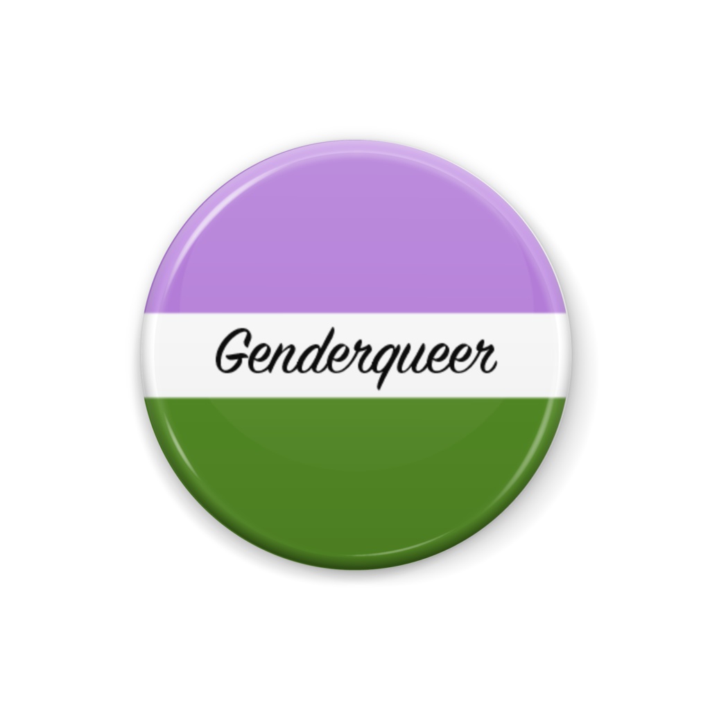 ジェンダークィア 缶バッジ