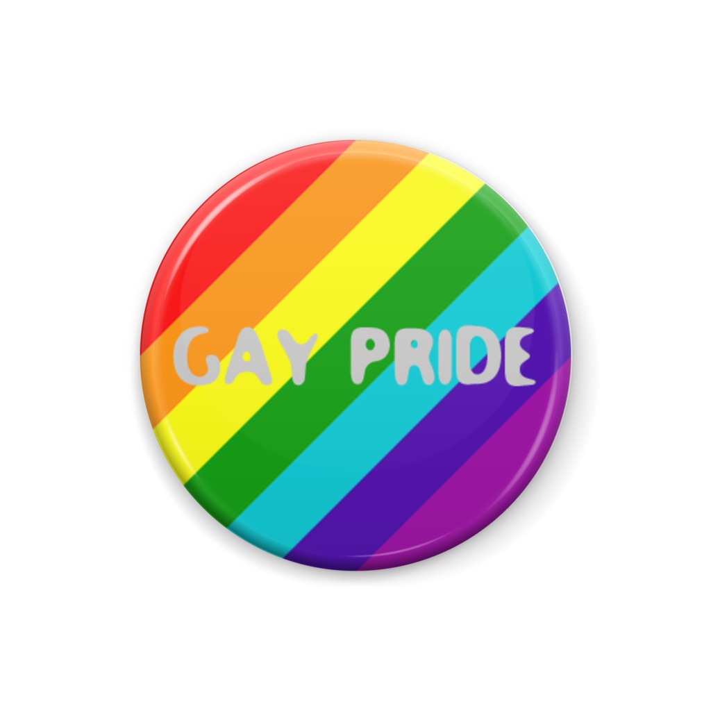 GAY PRIDE <ゲイ> 缶バッジ