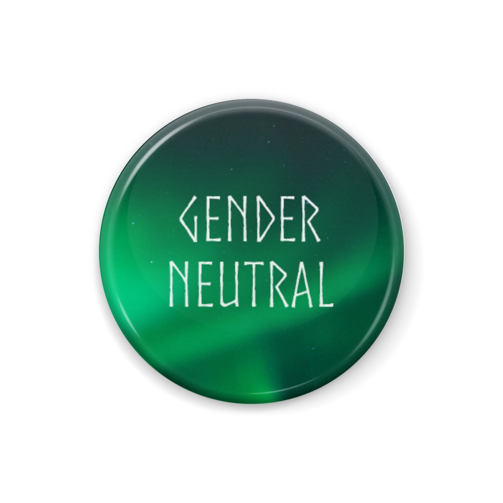 Gender Neutral 缶バッジ