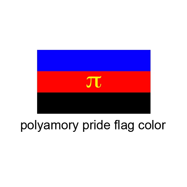 ポリアモリー 缶バッジ Wolf and Moon ver.