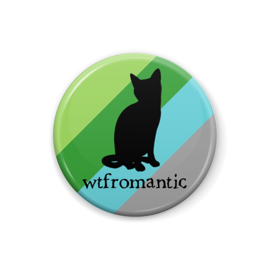 wtfromantic 缶バッジ Cat ver.