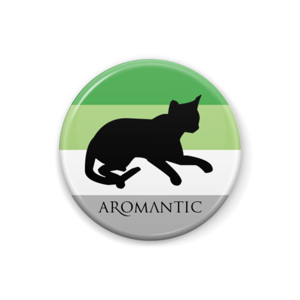 Aロマンティック 缶バッジ Cat ver.