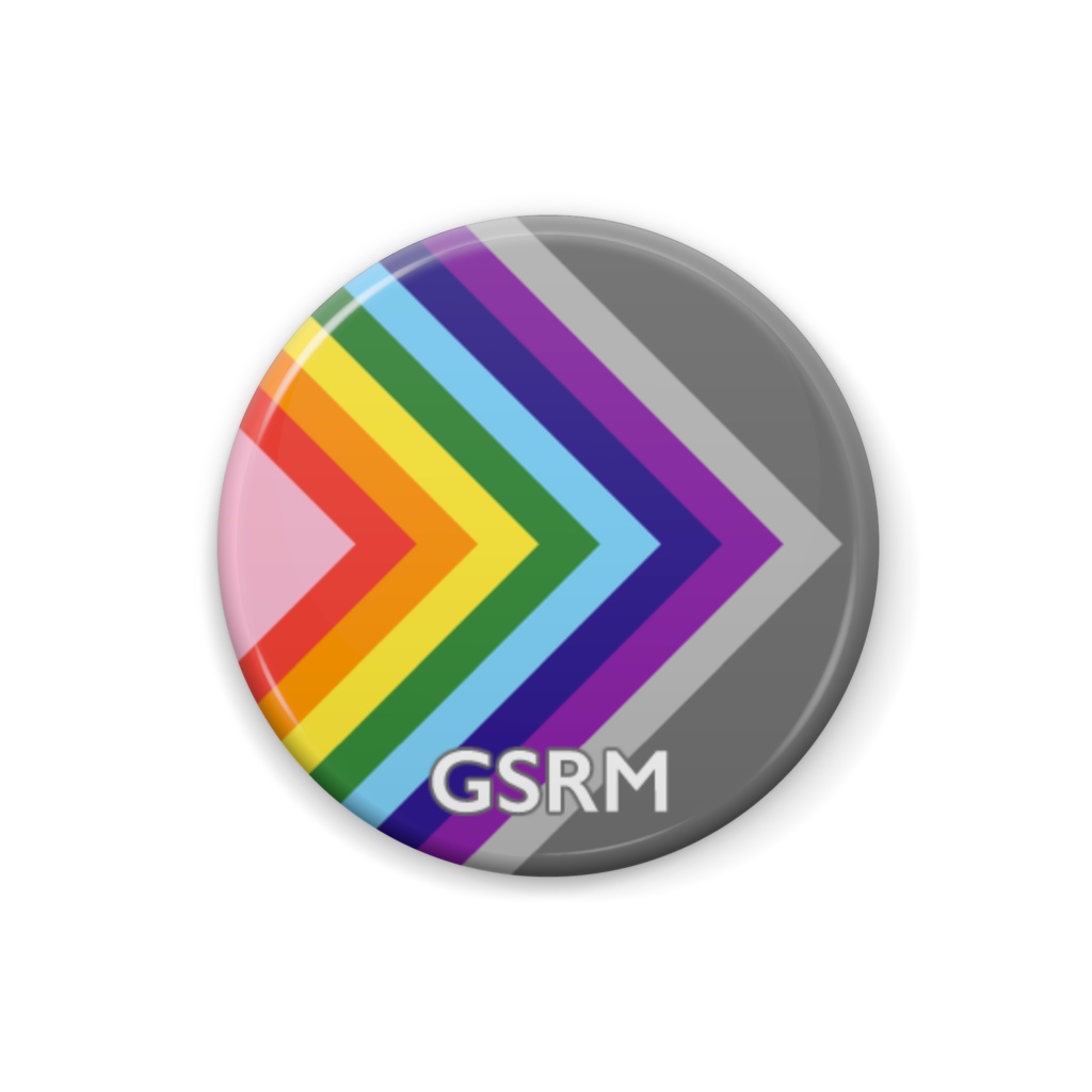 GSRM Pride Flag 缶バッジ