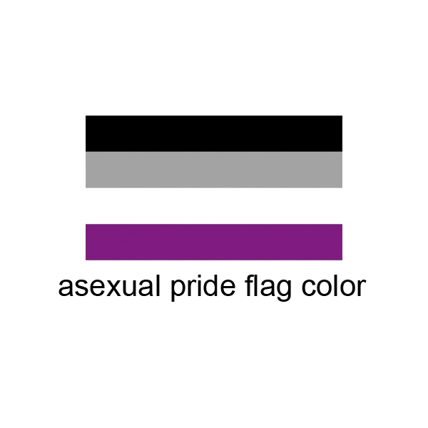 Aセクシャル <ASEXUAL PRIDE> 缶バッジ Star ver.