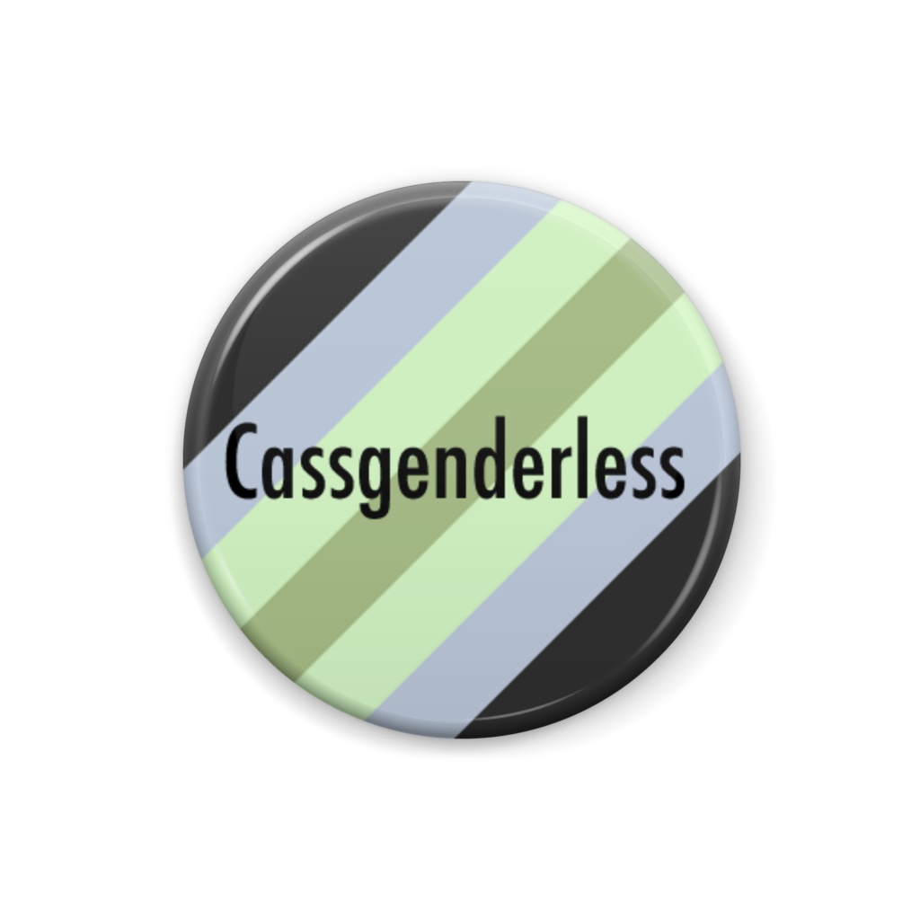 Cassgenderless 缶バッジ Type II.