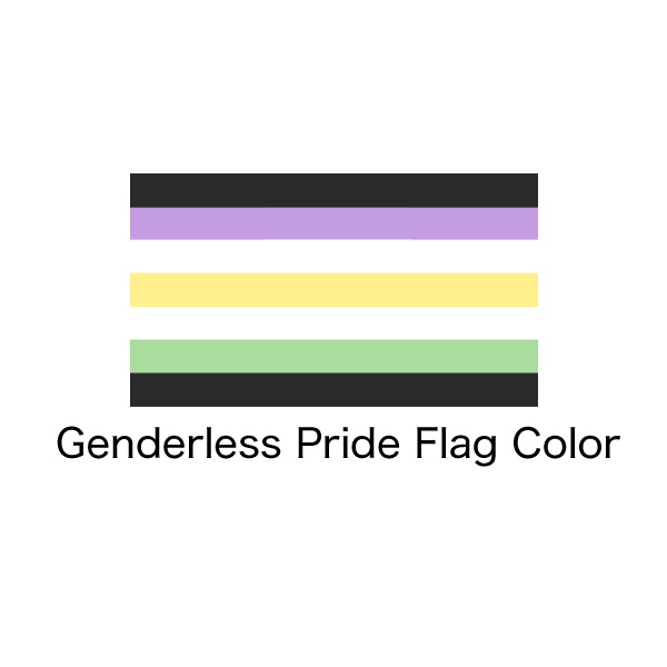 ジェンダーレス <Genderless> 缶バッジ Type I.