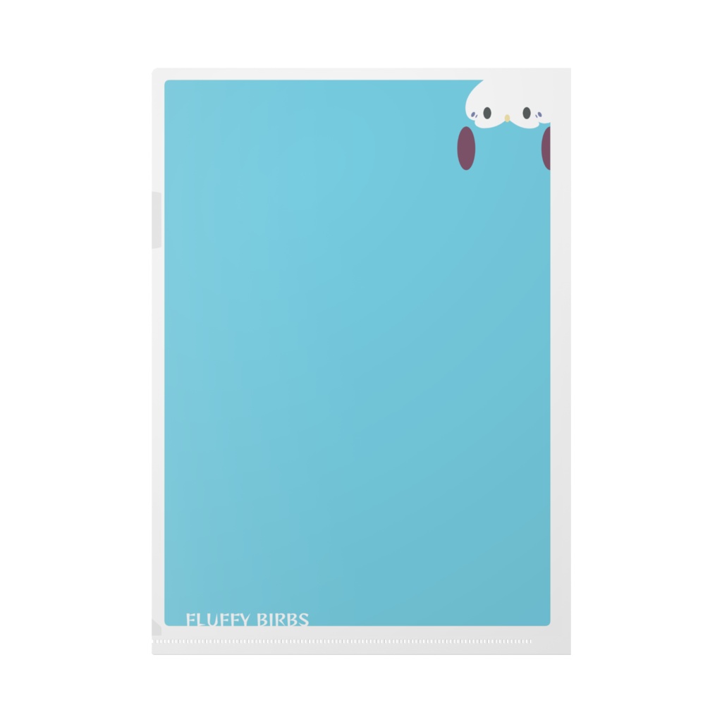 【もふ鳥】シンプル クリアファイル