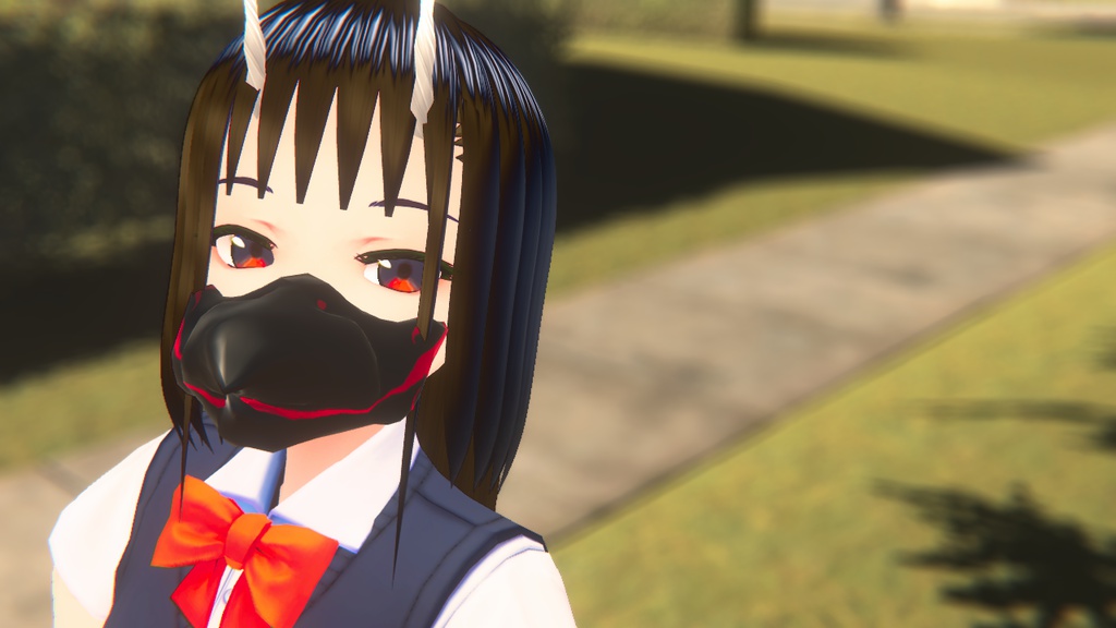 烏天狗嘴面 狐のお面屋さん Booth