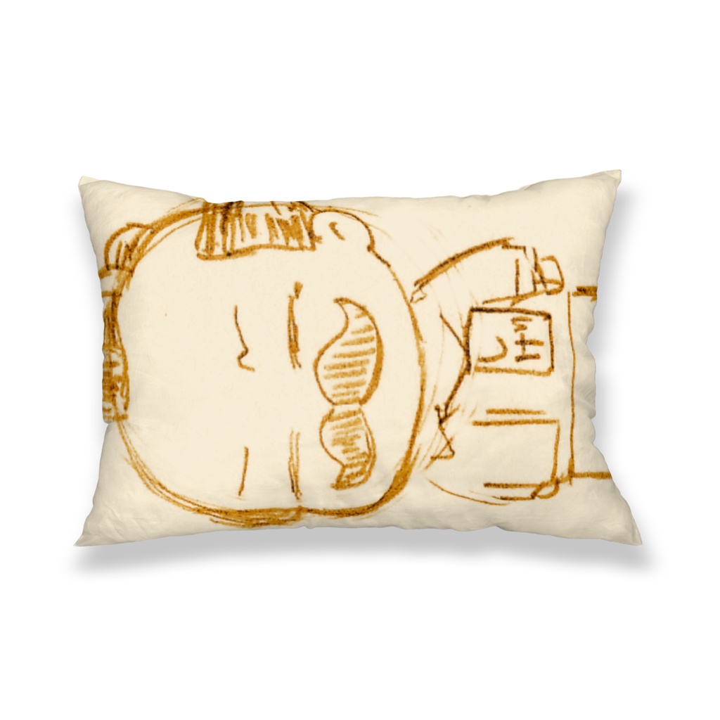 枕カバー チョン・マゲシゲ