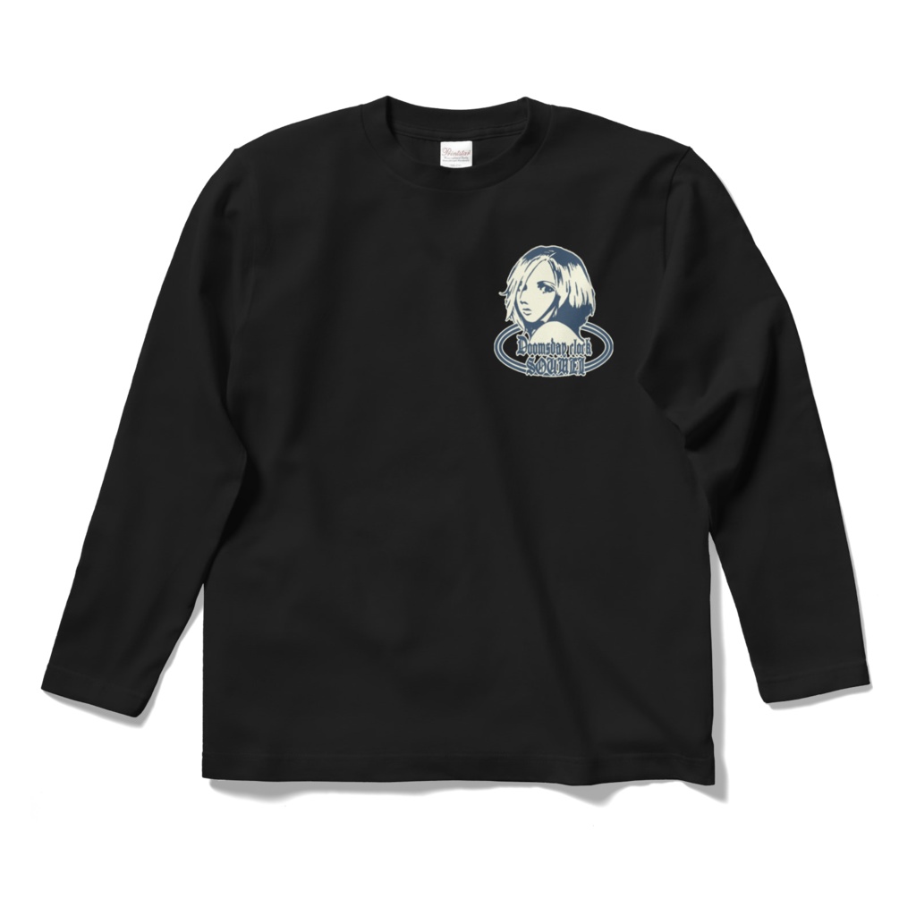 葬鳴 61 Doomsday clock ロングスリーブTシャツ ブラック