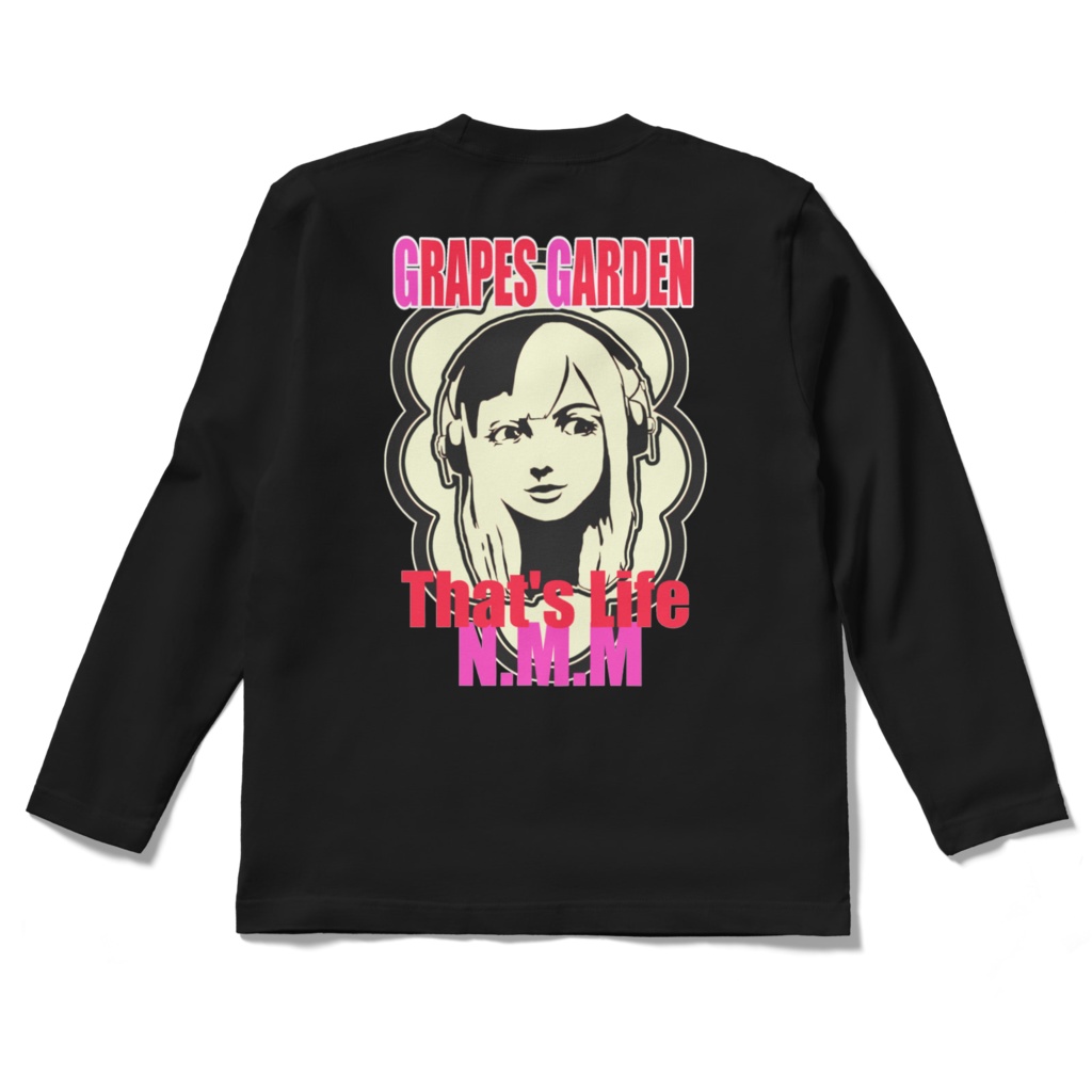 グレープガーデン ロングスリーブTシャツ ブラック