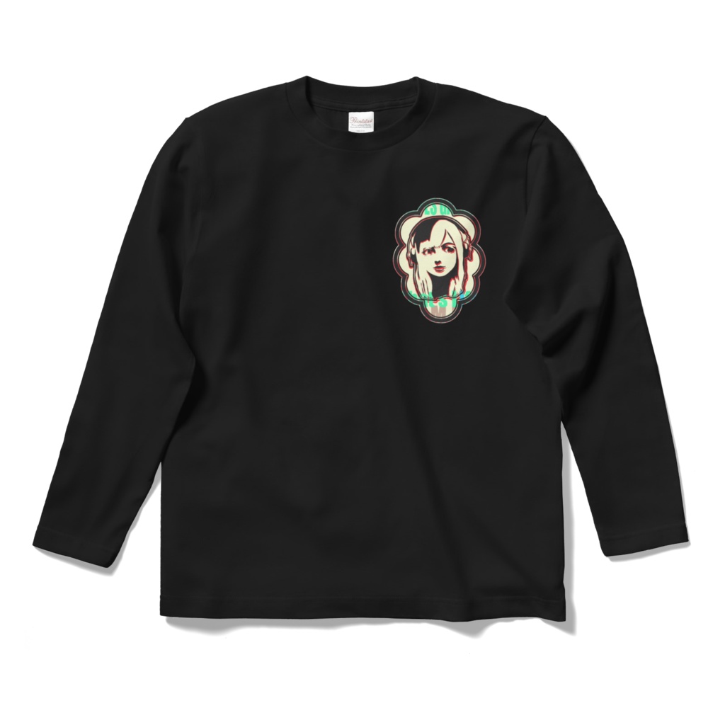 グレープガーデン　ロングスリーブTシャツ　 ブラック