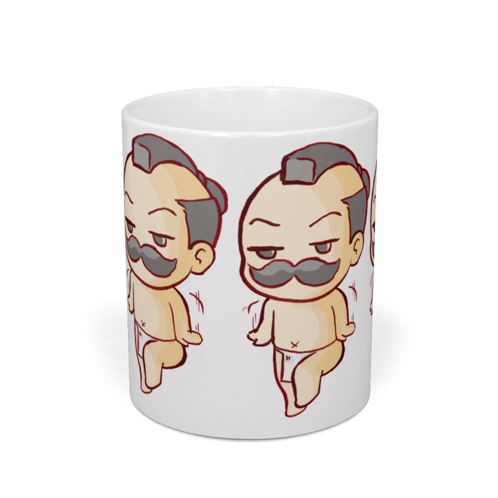 しげダンス マグカップ 直径 8 cm / 高さ 9.5 cm