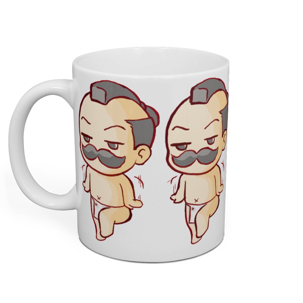 しげダンス マグカップ 直径 8 cm / 高さ 9.5 cm