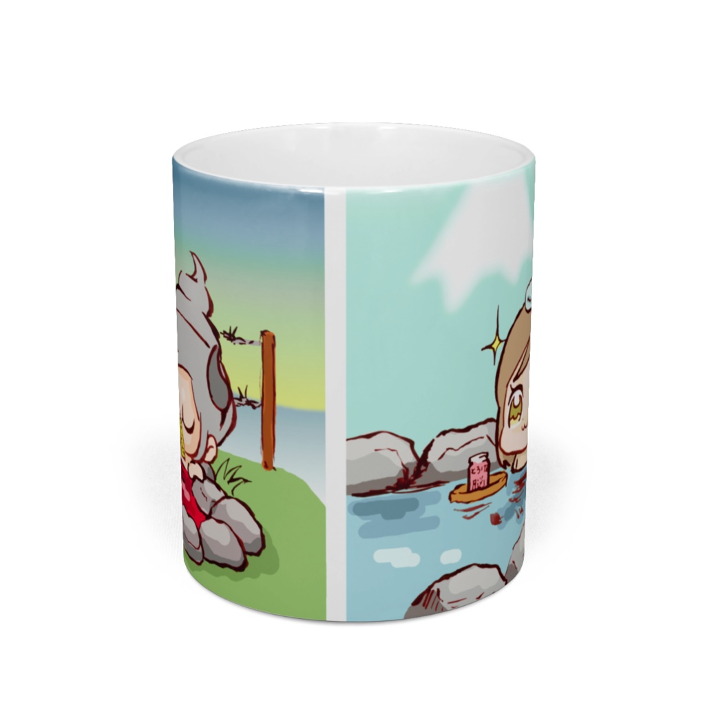 しのん&じーくおんせんマグカップ