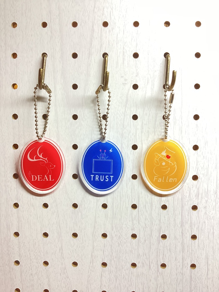 丸型アクリルキーホルダー