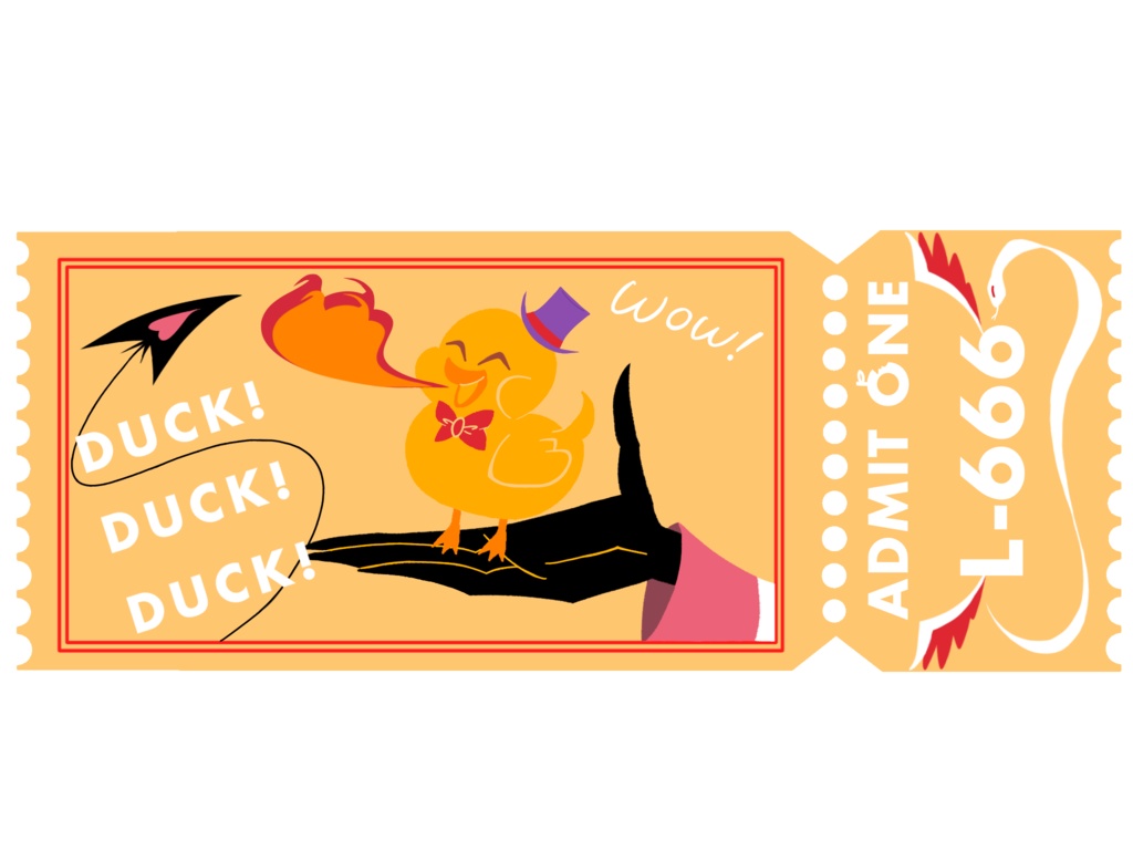 チケット風アクリルキーホルダー ver2