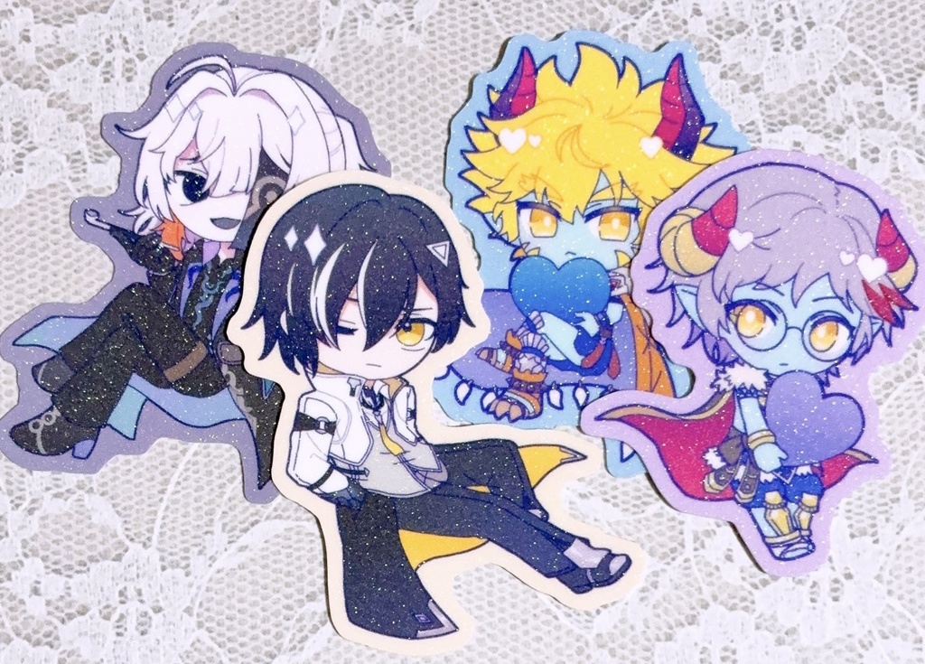 デフォルメステッカーセット