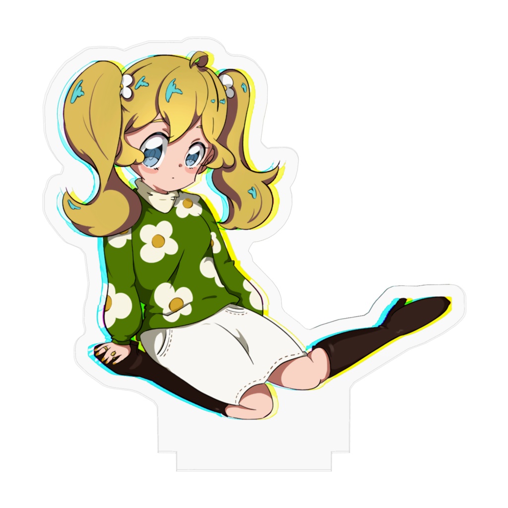 お花ツインテール