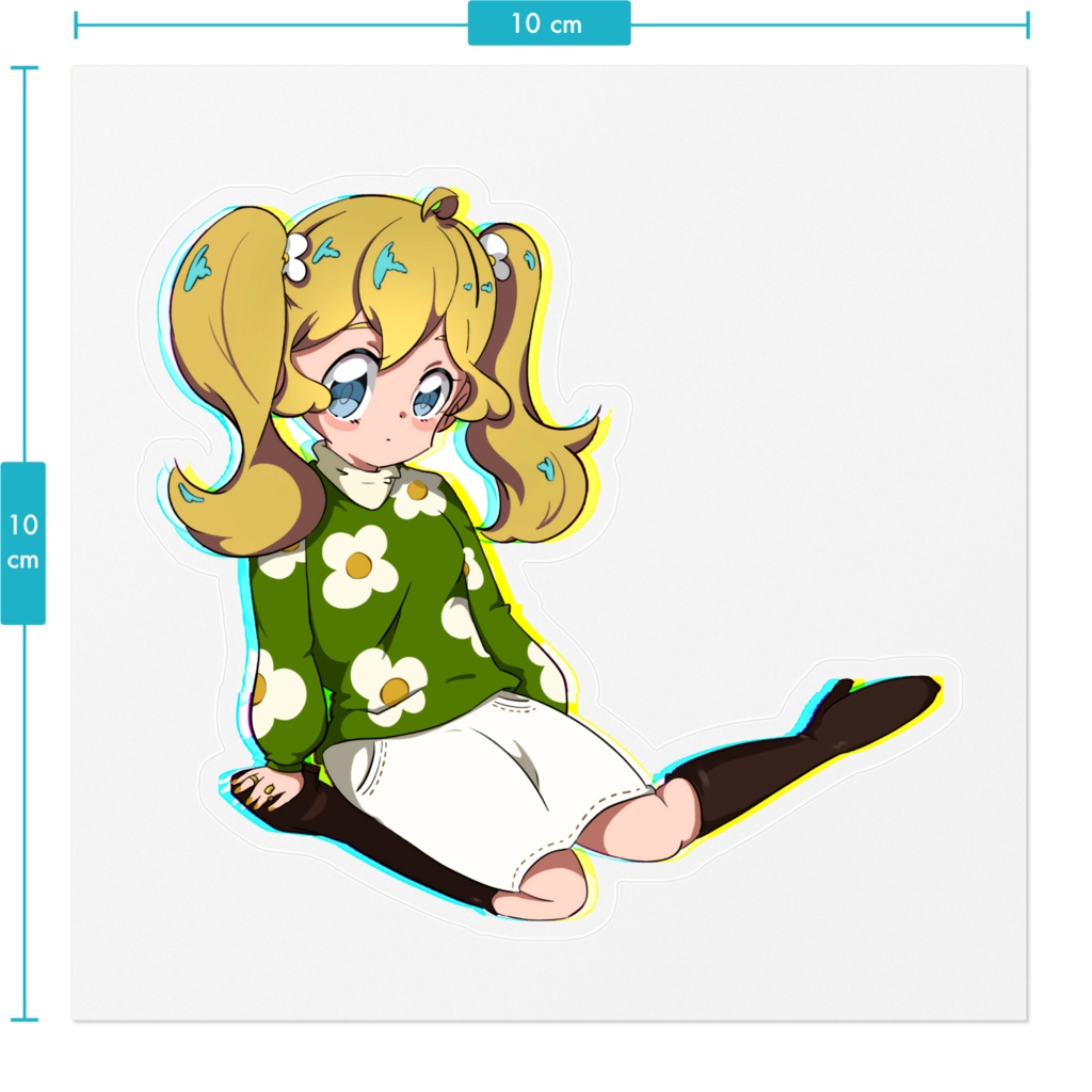 お花ツインテール