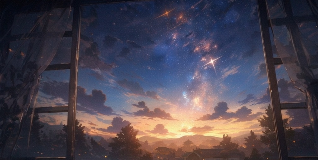 「フリーBGM」夕焼けと窓-Sunset and window【PianoBGM】