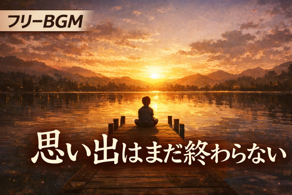 「フリーBGM」思い出はまだ終わらない-Memories Are Not Over Yet【PianoBGM】作業用・Vlog・ゲーム用BGM｜商用利用OK｜切ないピアノ