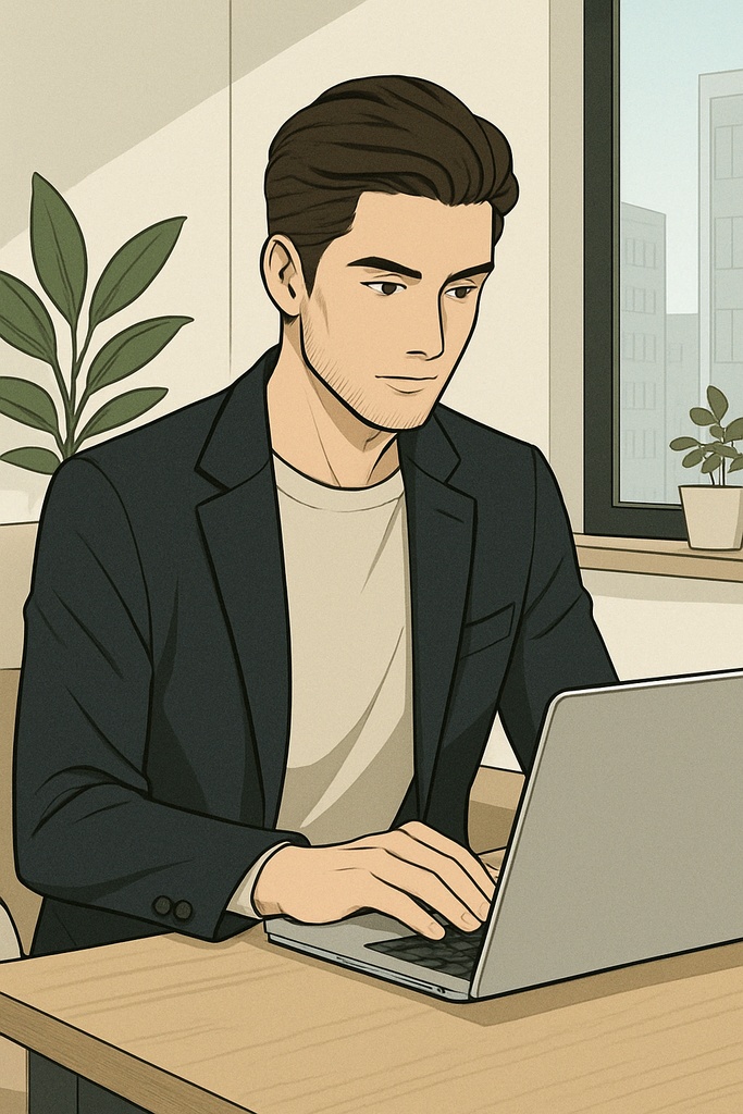 noteやブログに使える挿し絵素材|自分らしく働く・楽しむ(5点セット)(商用可)