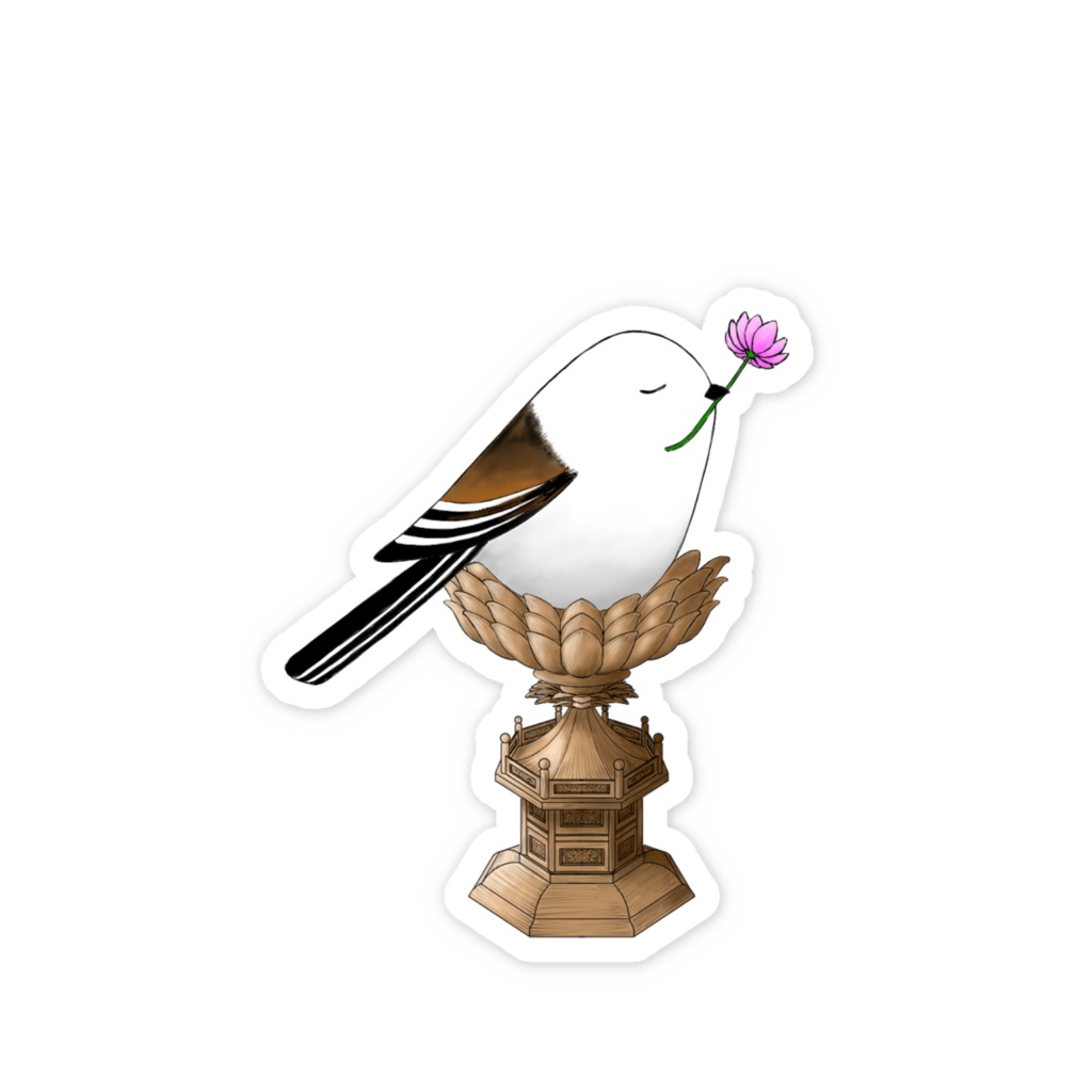 スマホステッカー シマエナガ集