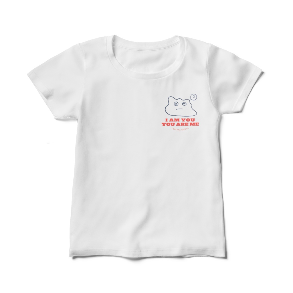 シュールなおさかなくん Tシャツ(ワンポイント・レディース)