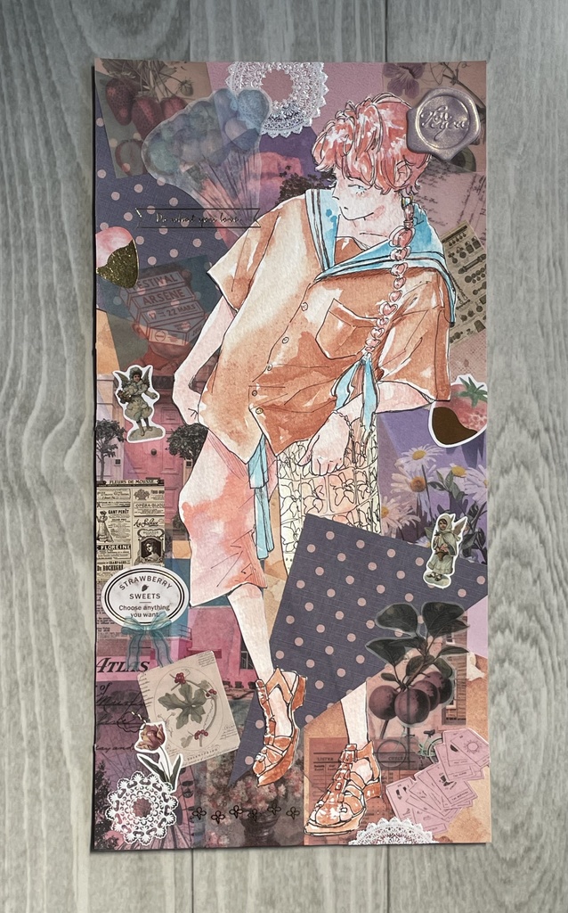 コラージュ《melt》