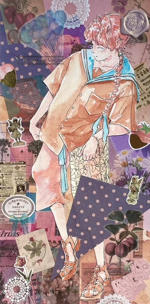 コラージュ《melt》