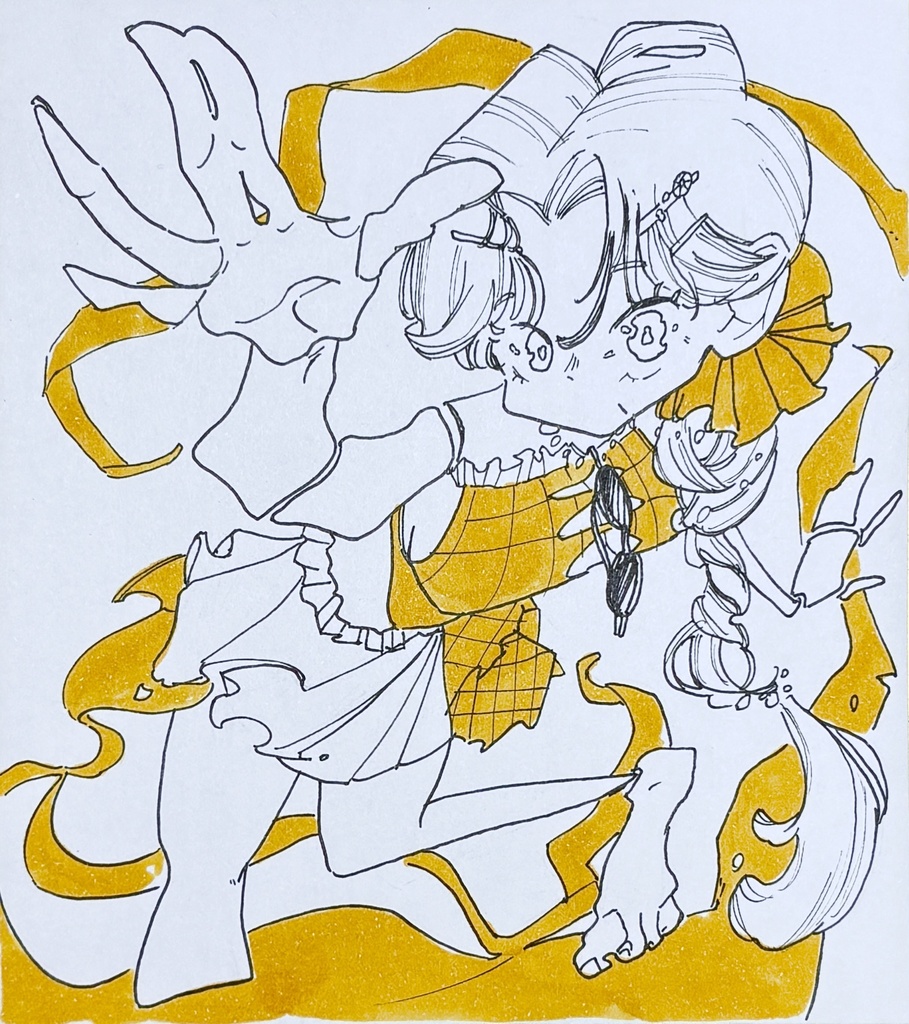 カラーミニ色紙《yell🌼w》