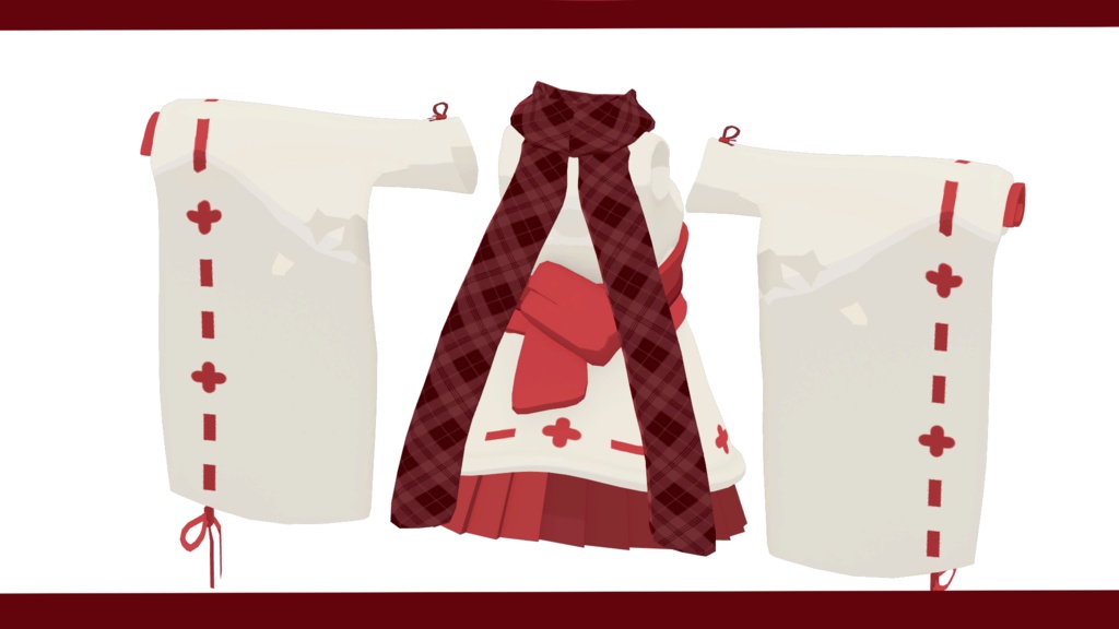 【巫女服/刀】剣神楽/祓刀「朱音」【舞夜ちゃん向け】(DB/PB対応)