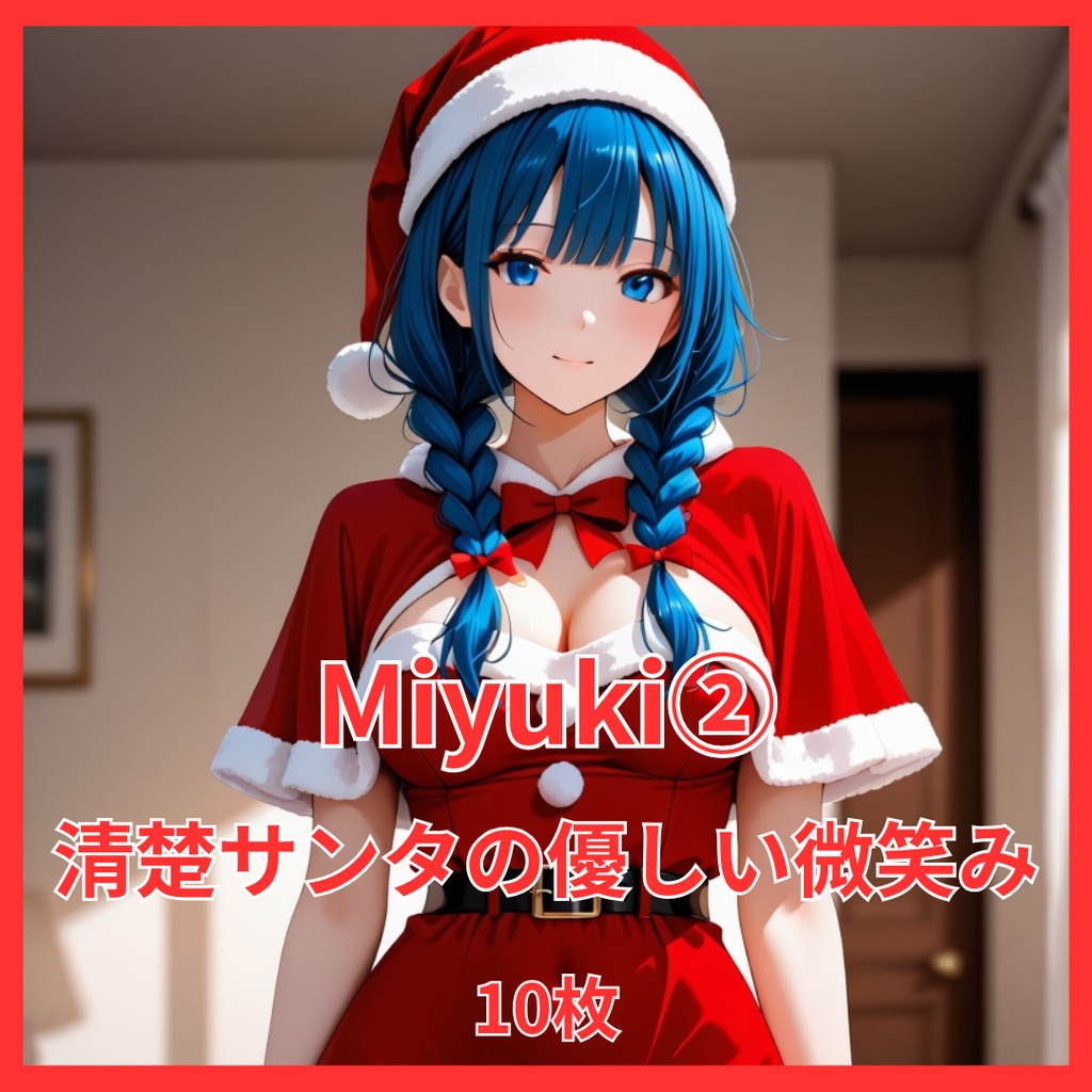 Miyuki②｜清楚サンタの優しい微笑み（10枚）