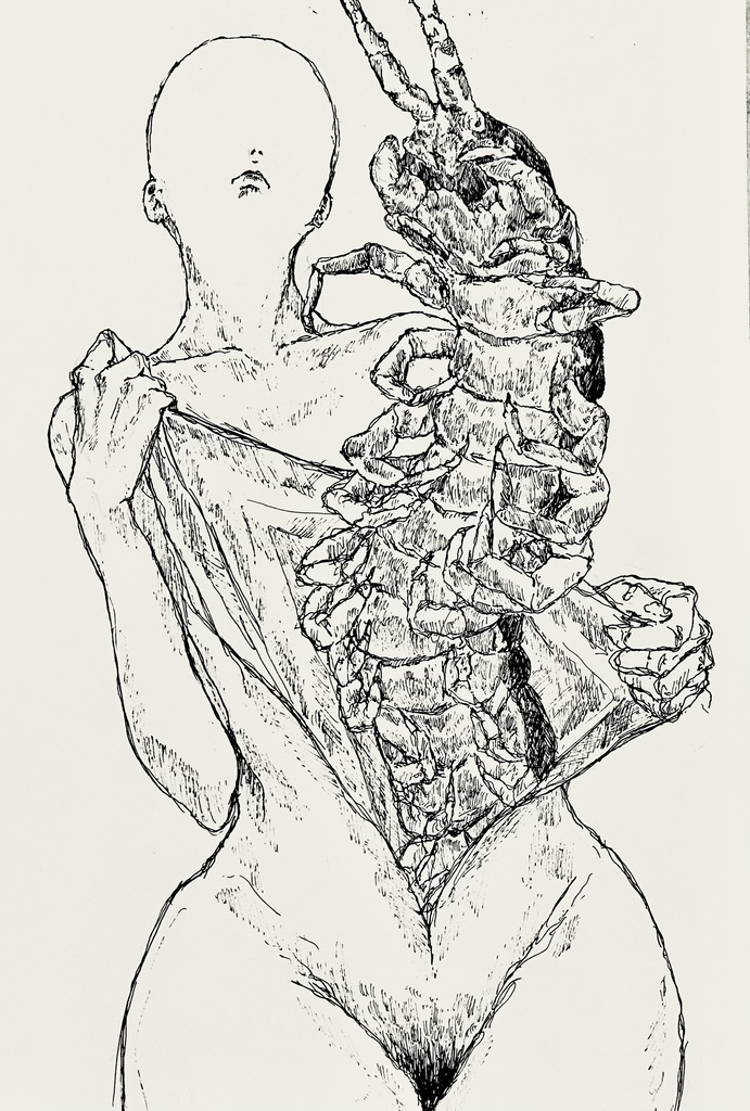 百足　原画