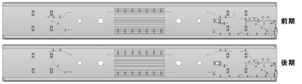 G103-0003 207系0番台M207前期屋根