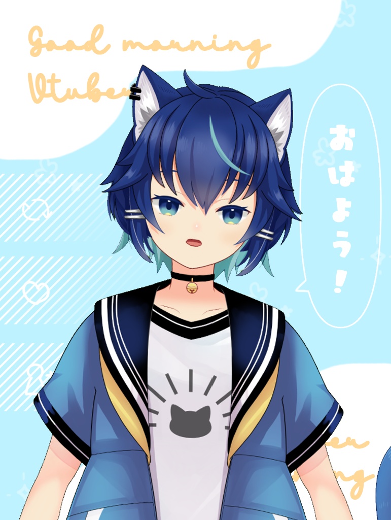 【無料版あり】春のゆるかわおはようVtuber【素材】