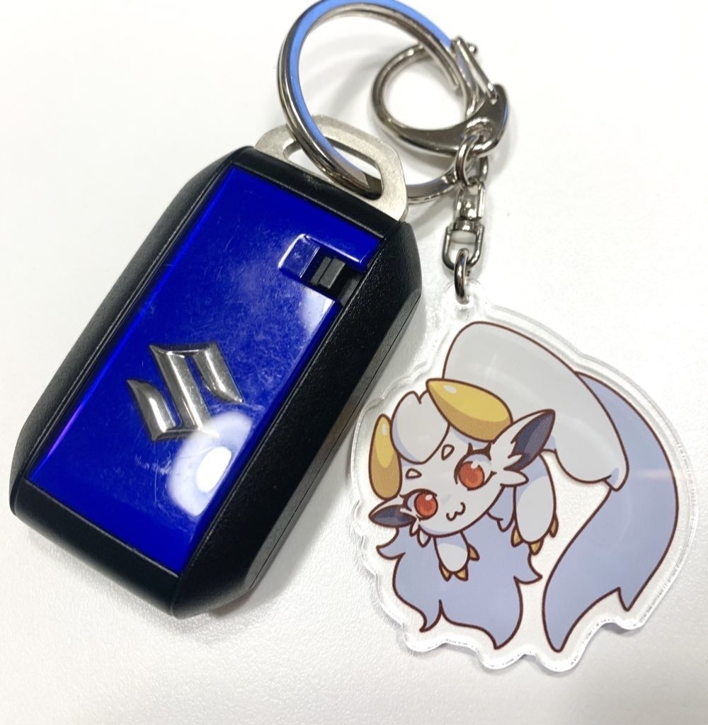 なーくんつままれアクキー