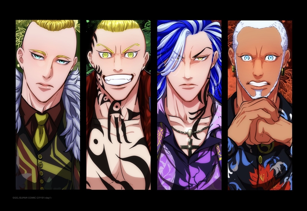 ポストカード4人verセット