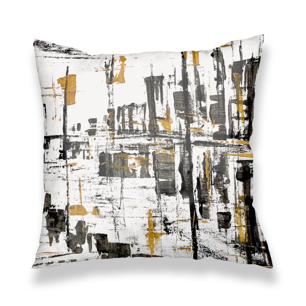 クッションカバー 街並