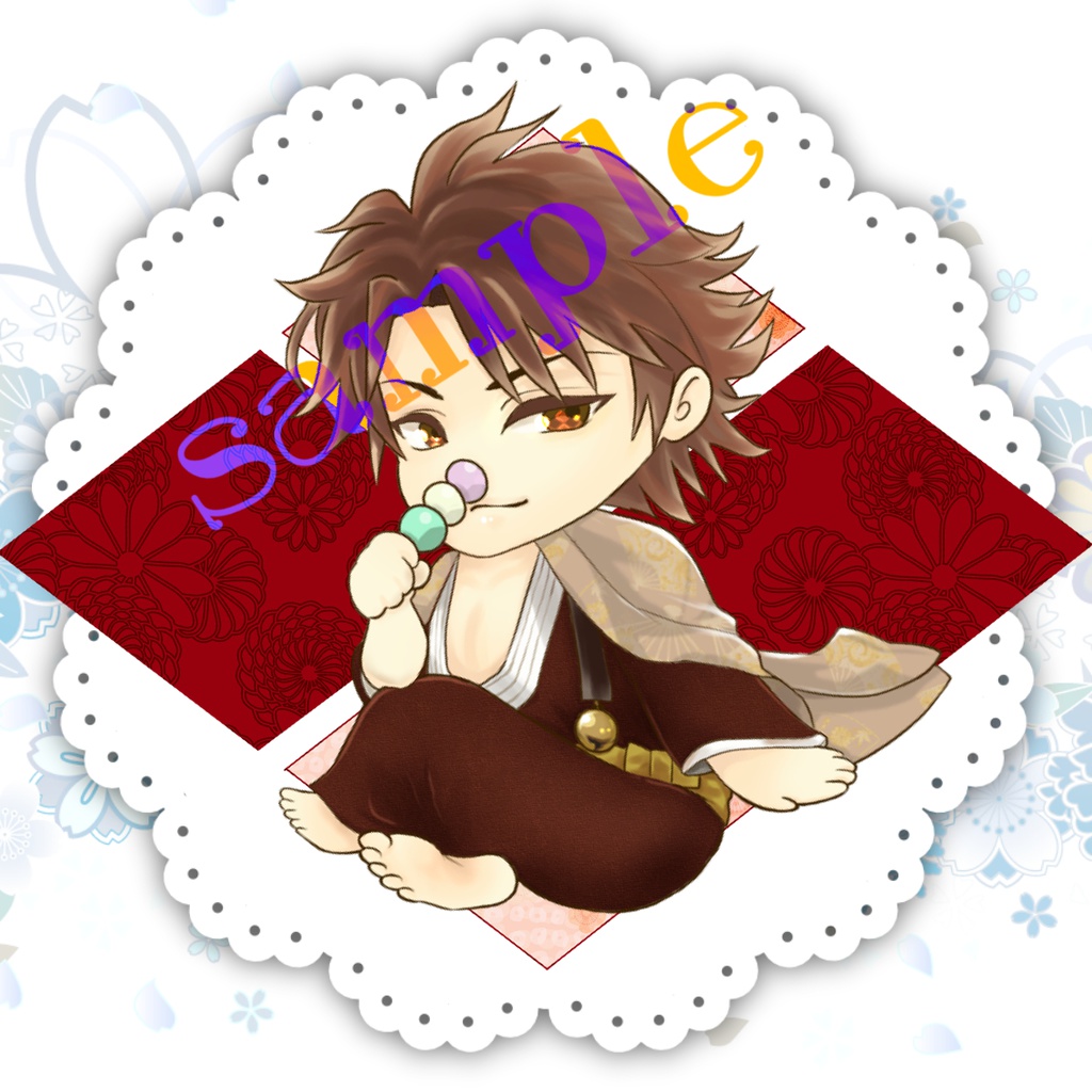 ❀✿おすわり武将❀✿アクリルキーホルダー