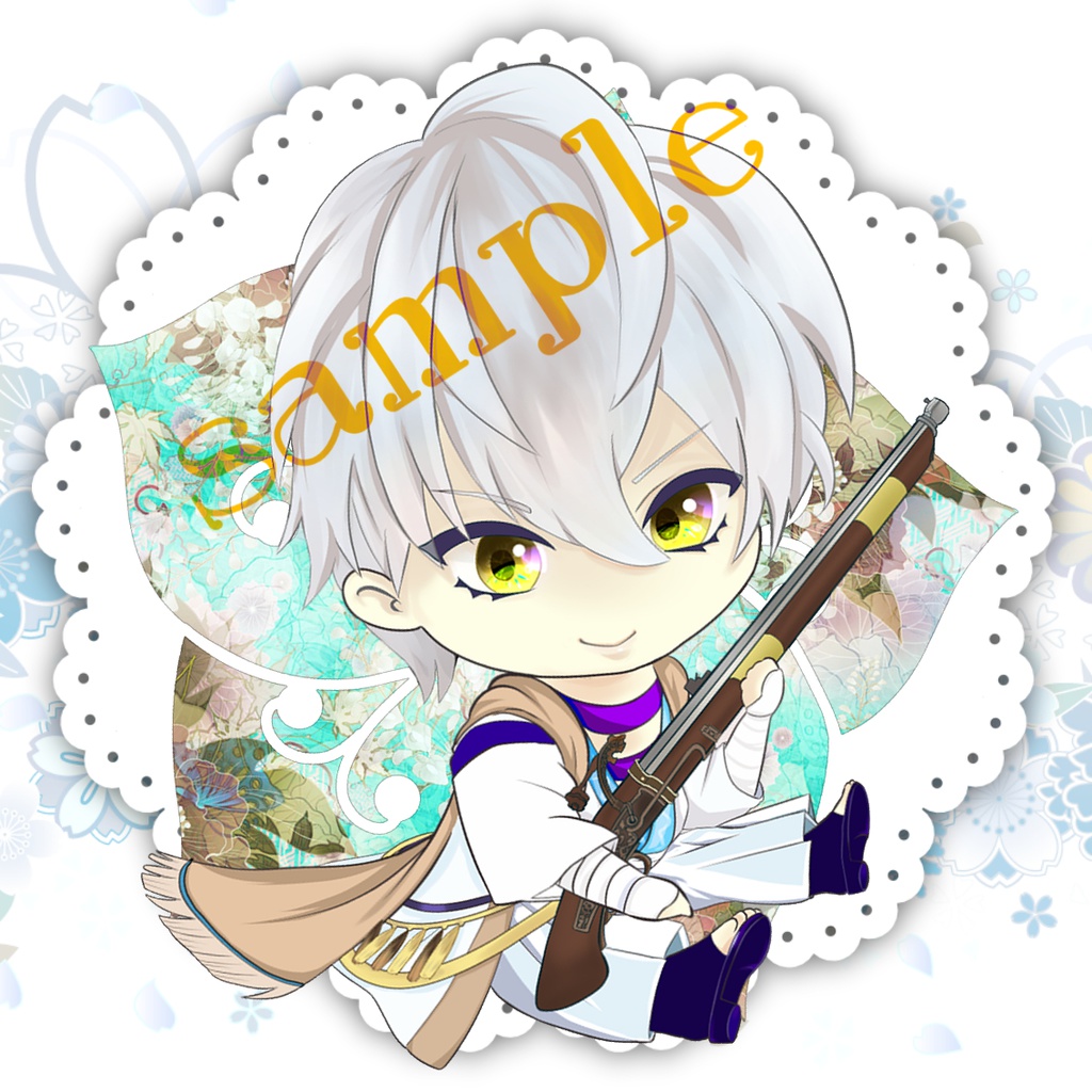 ❀✿おすわり武将❀✿アクリルキーホルダー